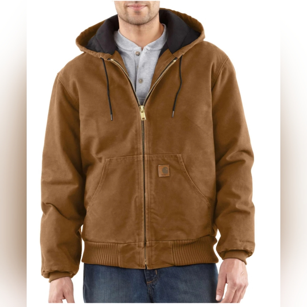 Carhartt Brown Hooded Jacket